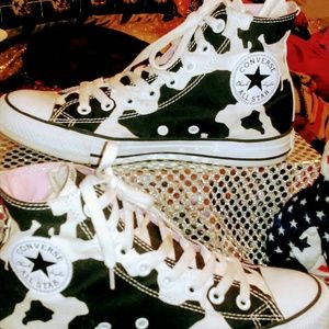 cow converse shoes